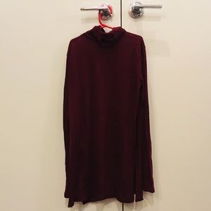 J. Crew burgundy turtleneck